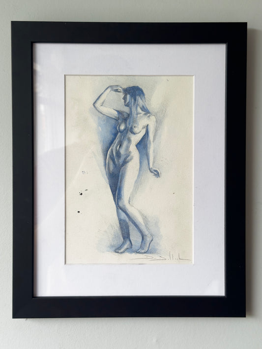 Figure in Ultramarine