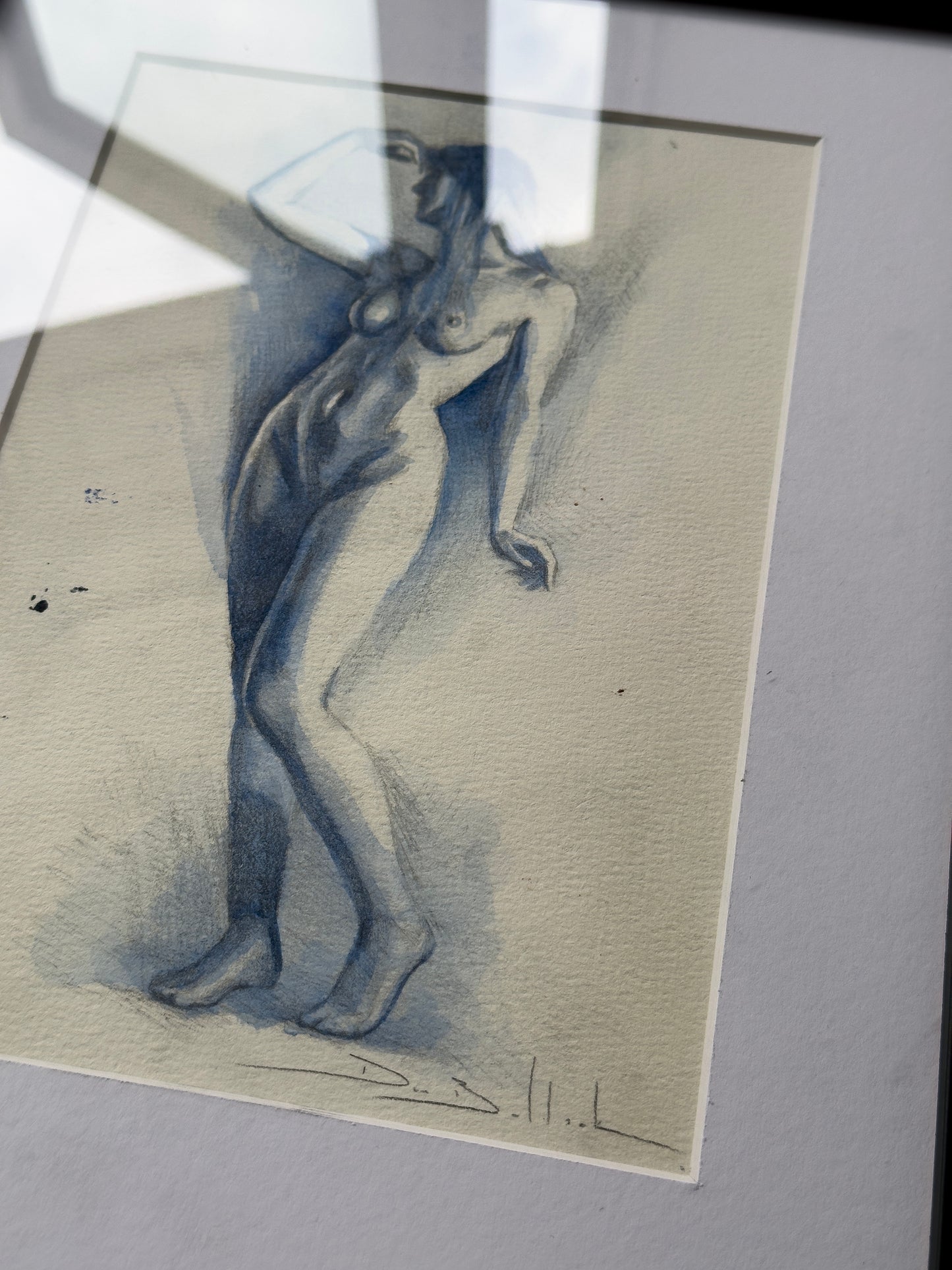Figure in Ultramarine