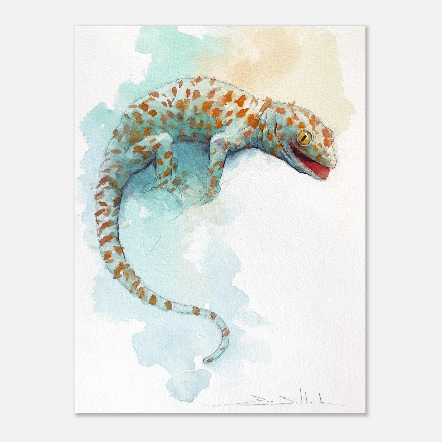 Gecko - Mini Print