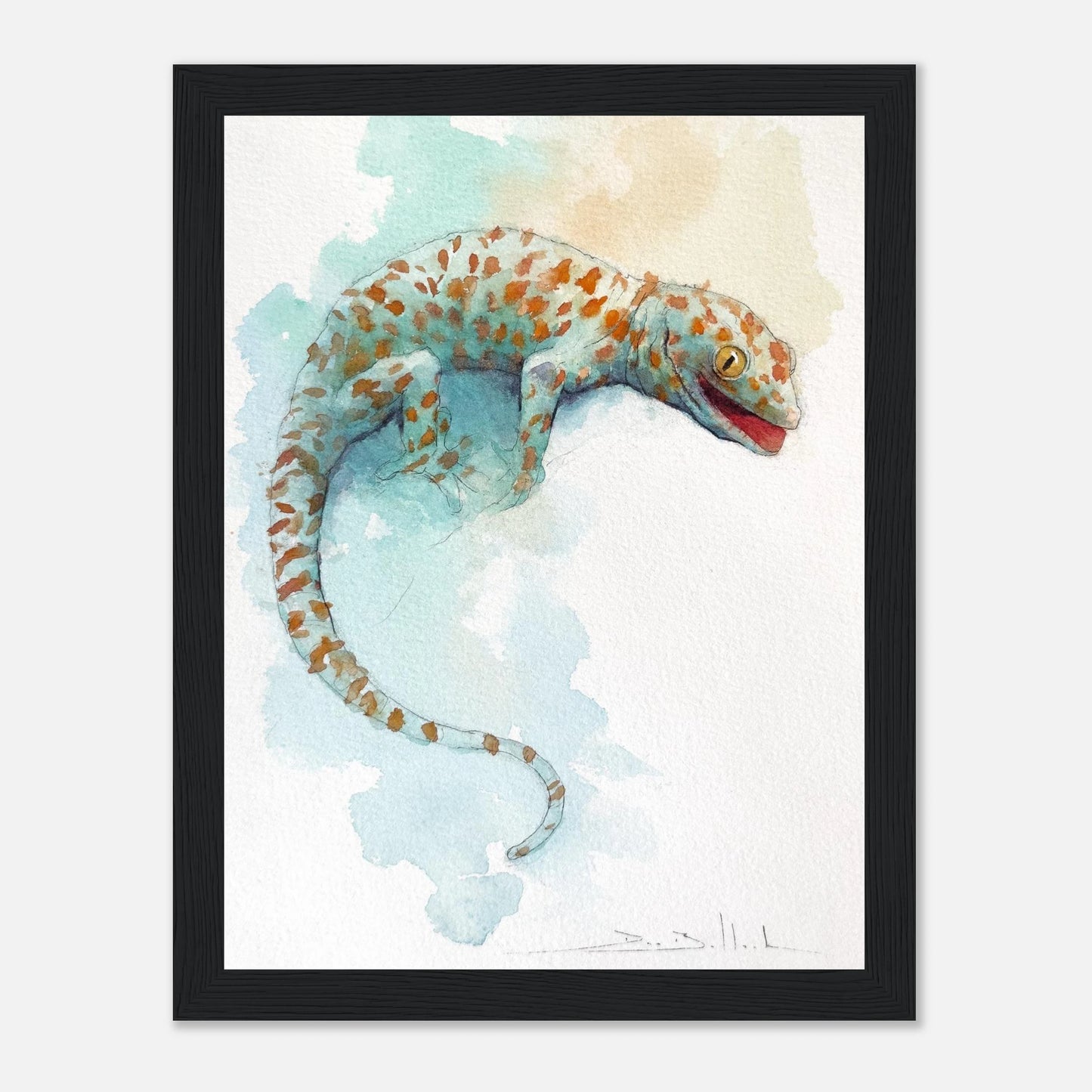 Gecko - Mini Print