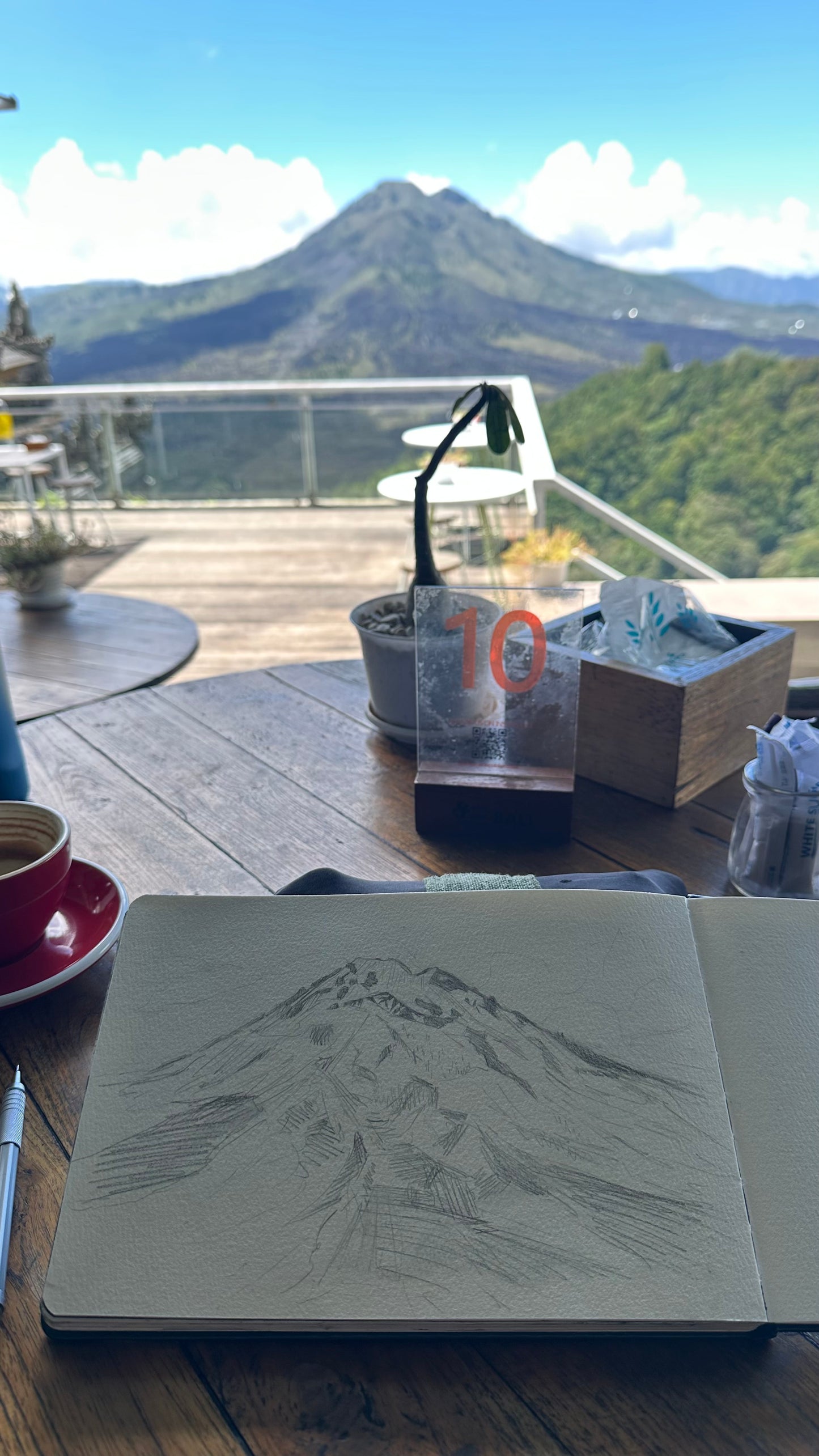 Mount Agung from Kintamani