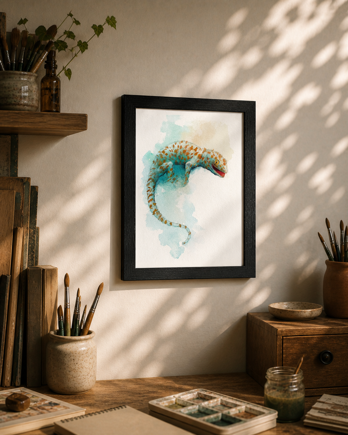 Gecko - Mini Print